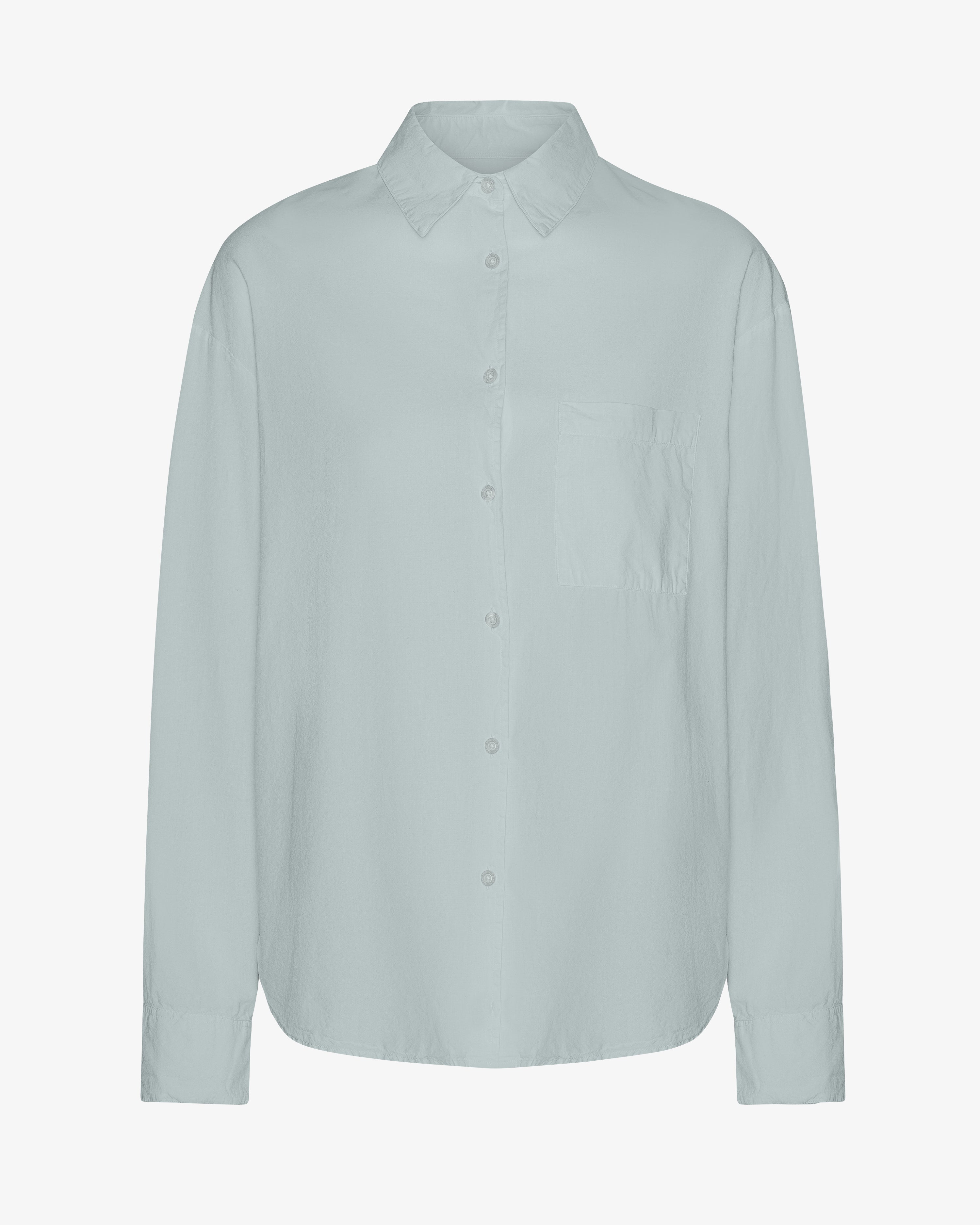 Organic Oversized Shirt - Cloudy Grey